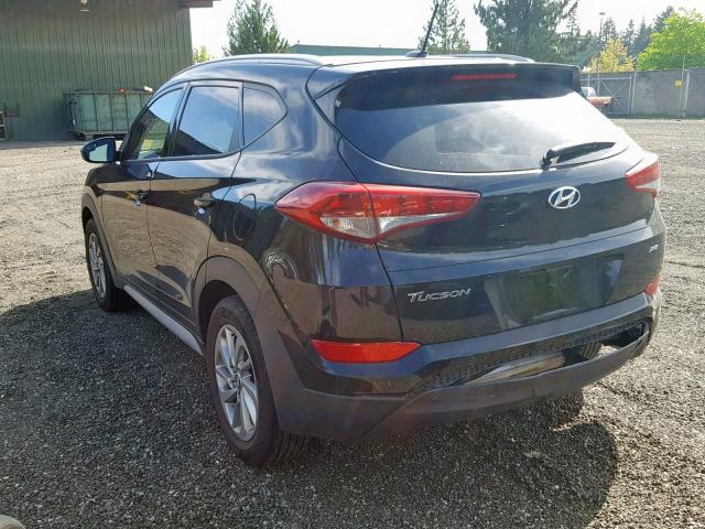 KM8J3CA40HU500559 - 2017 HYUNDAI TUCSON LIM BLACK photo 3