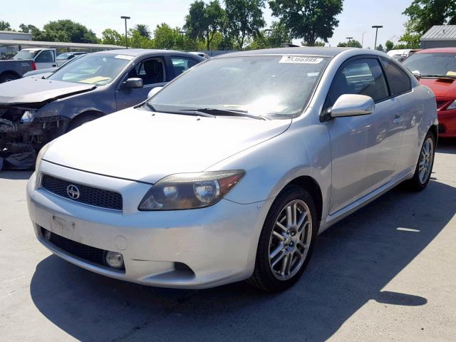 JTKDE167370147641 - 2007 TOYOTA SCION TC GRAY photo 2