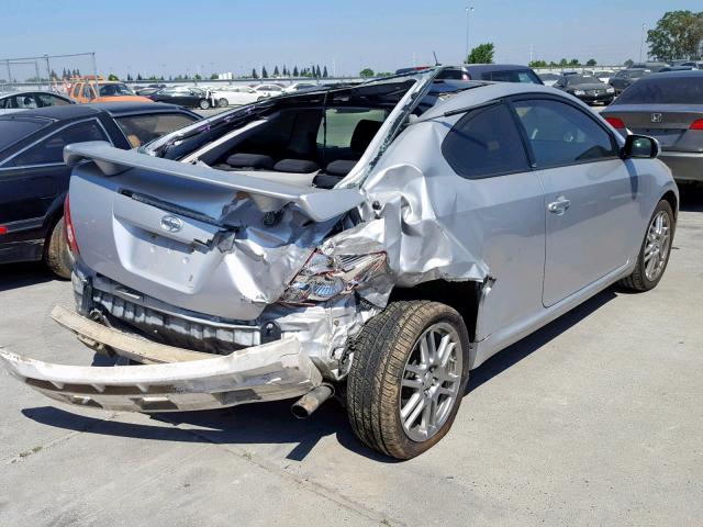JTKDE167370147641 - 2007 TOYOTA SCION TC GRAY photo 4