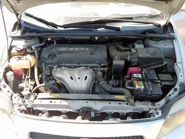 JTKDE167370147641 - 2007 TOYOTA SCION TC GRAY photo 7