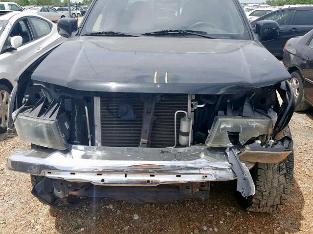 1GCJTDDE3A8101903 - 2010 CHEVROLET COLORADO L BLACK photo 7