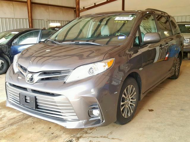 5TDYZ3DC4KS990603 - 2019 TOYOTA SIENNA LIM CHARCOAL photo 2