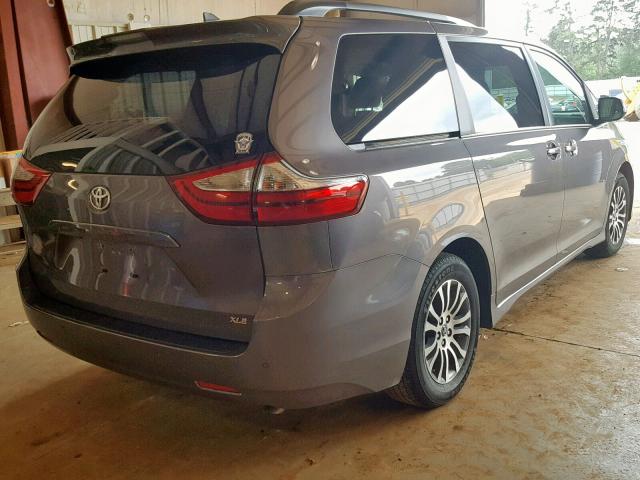 5TDYZ3DC4KS990603 - 2019 TOYOTA SIENNA LIM CHARCOAL photo 4