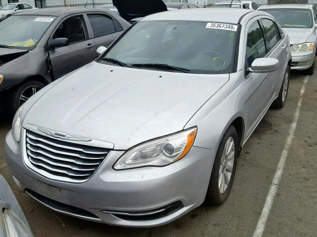 1C3CCBBB2CN101356 - 2012 CHRYSLER 200 TOURIN GRAY photo 2