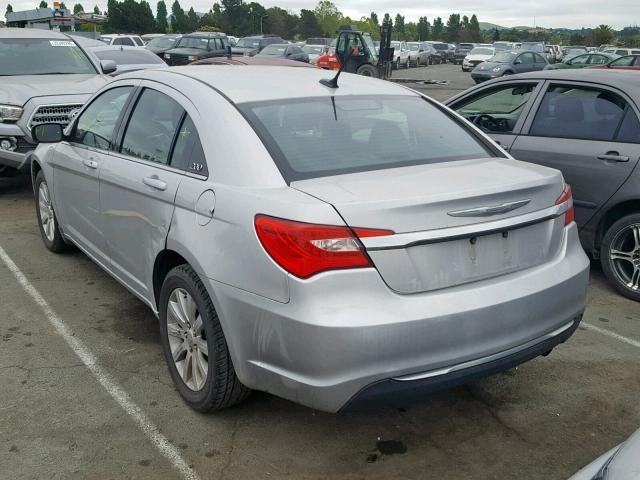 1C3CCBBB2CN101356 - 2012 CHRYSLER 200 TOURIN GRAY photo 3