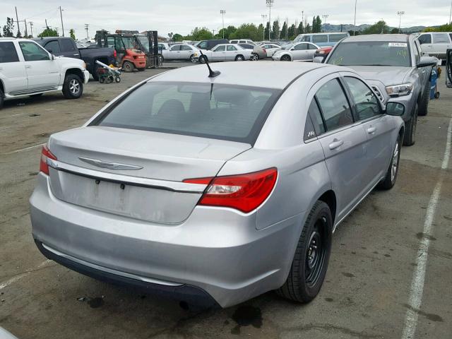 1C3CCBBB2CN101356 - 2012 CHRYSLER 200 TOURIN GRAY photo 4