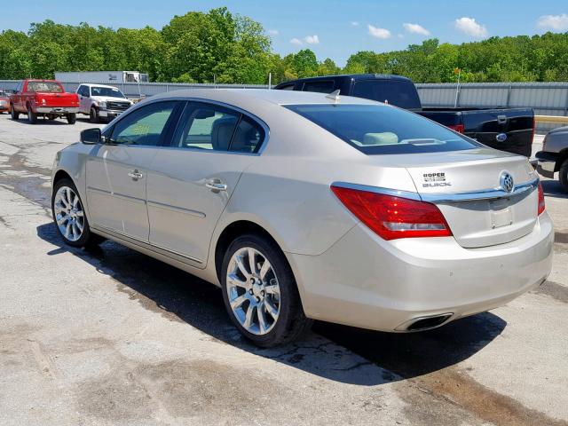 1G4GB5G30EF291007 - 2014 BUICK LACROSSE TAN photo 3