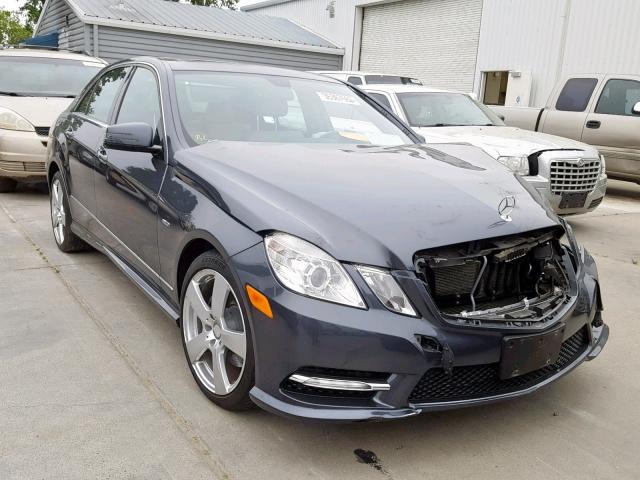 WDDHF5KB5CA570786 - 2012 MERCEDES-BENZ E 350 GRAY photo 1