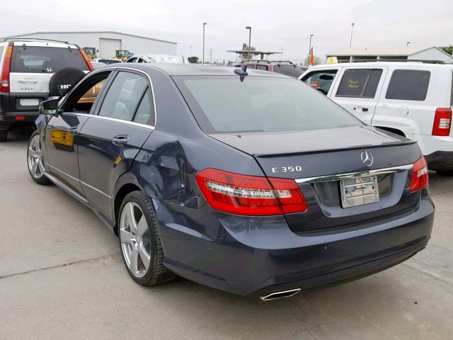 WDDHF5KB5CA570786 - 2012 MERCEDES-BENZ E 350 GRAY photo 3