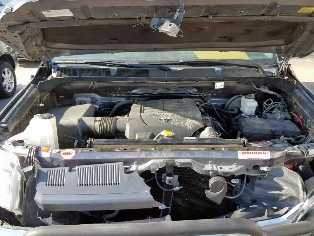 5TFEY5F18EX171945 - 2014 TOYOTA TUNDRA CRE GRAY photo 7