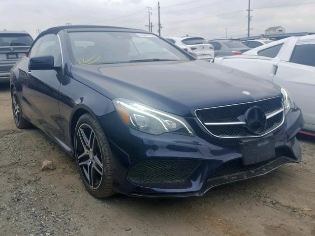 WDDKK6FF0GF341056 - 2016 MERCEDES-BENZ E 400 BLUE photo 1