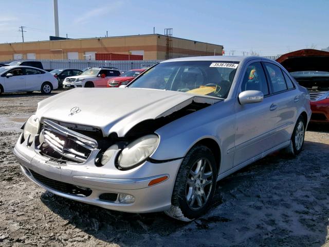 WDBUF65J14A458875 - 2004 MERCEDES-BENZ E 320 SILVER photo 2