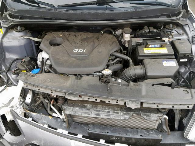 KMHCT4AEXGU105214 - 2016 HYUNDAI ACCENT SE GRAY photo 7