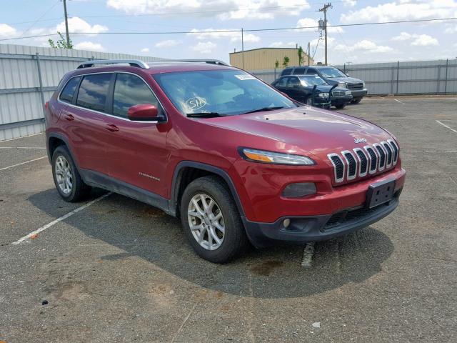 1C4PJMCS5EW207939 - 2014 JEEP CHEROKEE L MAROON photo 1