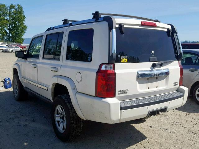 1J8HG58286C144249 - 2006 JEEP COMMANDER WHITE photo 3