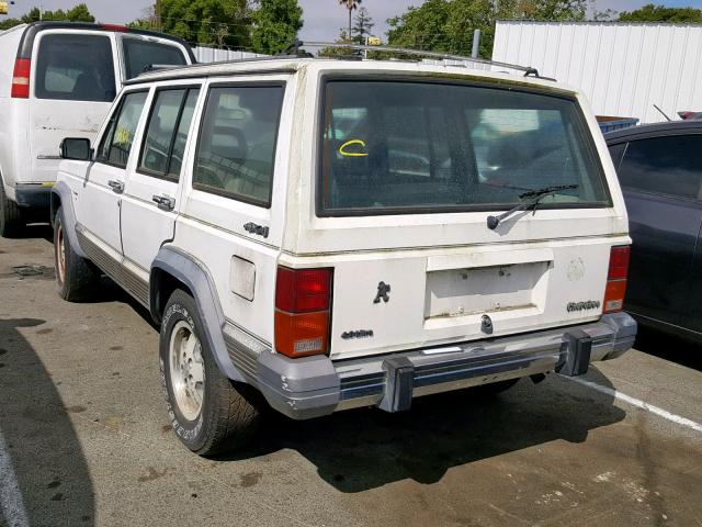 1J4FJ58L7KL488653 - 1989 JEEP CHEROKEE L WHITE photo 3