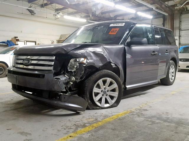 2FMGK5BC4ABB06010 - 2010 FORD FLEX SE CHARCOAL photo 2