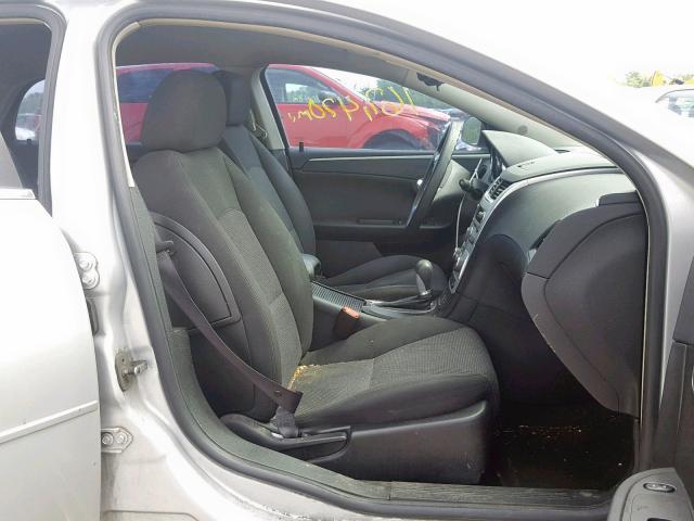 1G1ZH57B79F105108 - 2009 CHEVROLET MALIBU 1LT SILVER photo 5