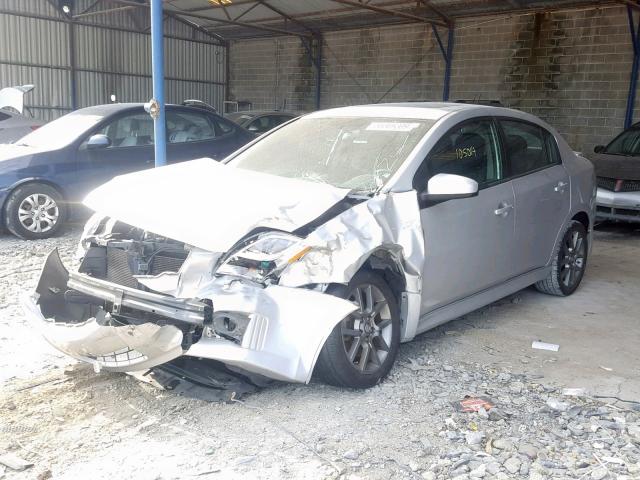 3N1BB6AP1BL607650 - 2011 NISSAN SENTRA SE- SILVER photo 2