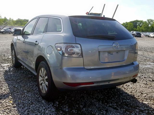 JM3ER2A58B0386386 - 2011 MAZDA CX-7 SILVER photo 3