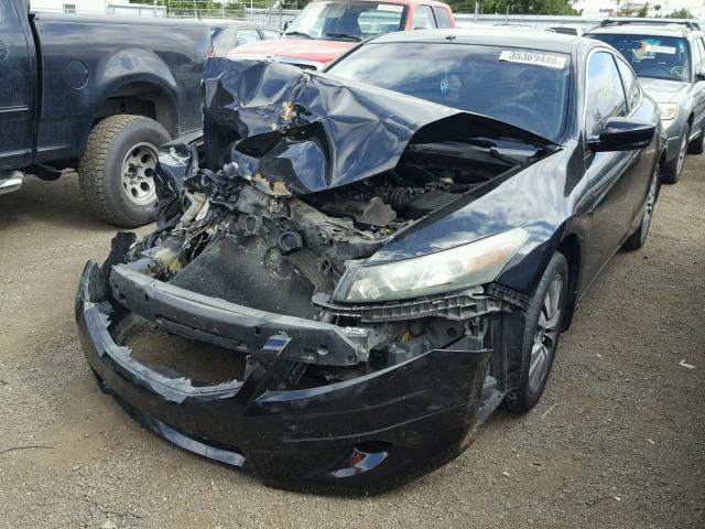 1HGCS12368A012181 - 2008 HONDA ACCORD LX- BLACK photo 2