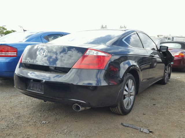 1HGCS12368A012181 - 2008 HONDA ACCORD LX- BLACK photo 4