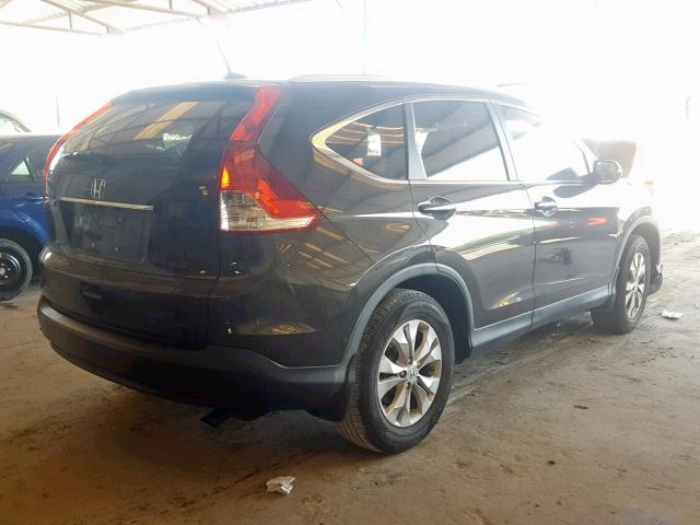 5J6RM3H76DL008620 - 2013 HONDA CR-V EXL CHARCOAL photo 4