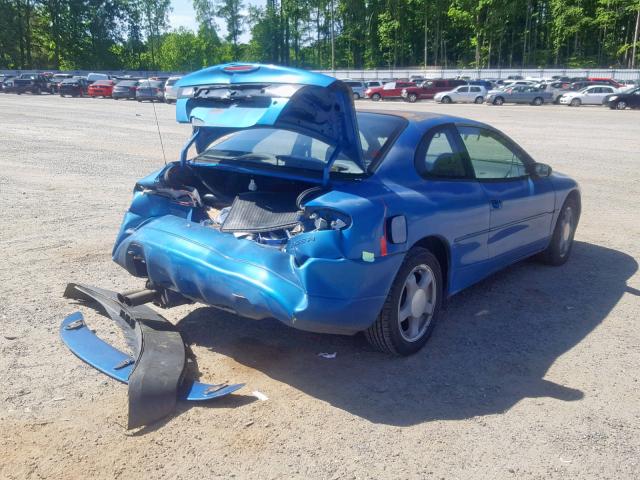 4B3AU52N1SE126937 - 1995 DODGE AVENGER ES BLUE photo 4