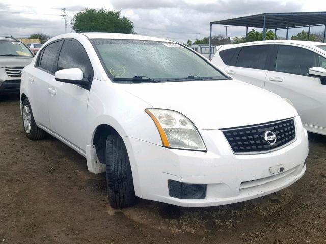 3N1AB61E49L606223 - 2009 NISSAN SENTRA 2.0 WHITE photo 1