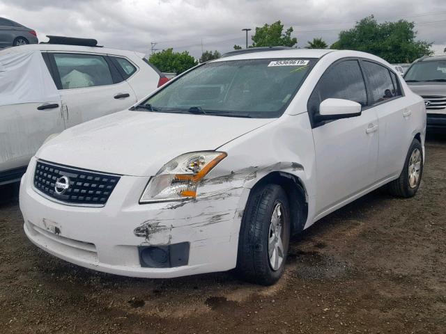 3N1AB61E49L606223 - 2009 NISSAN SENTRA 2.0 WHITE photo 2