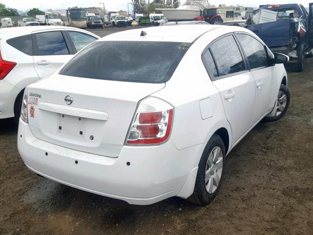 3N1AB61E49L606223 - 2009 NISSAN SENTRA 2.0 WHITE photo 4