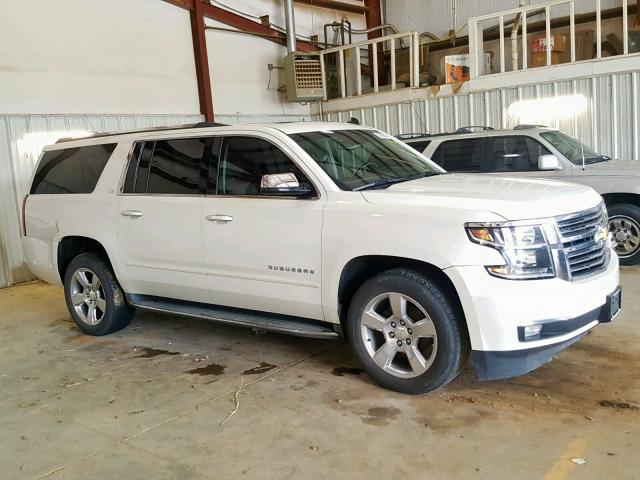 1GNSCKKC8FR127464 - 2015 CHEVROLET SUBURBAN C WHITE photo 9