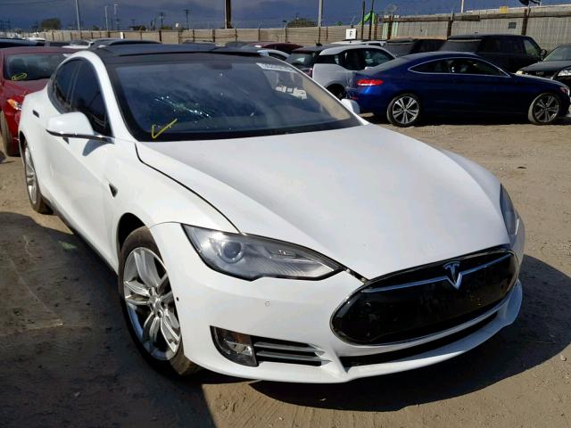 5YJSA1CN3DFP09869 - 2013 TESLA MODEL S WHITE photo 1