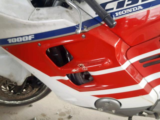 JH2SC2418LM000119 - 1990 HONDA CBR1000 F WHITE photo 9