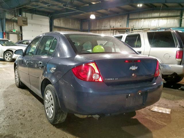 1G1AT58H297293044 - 2009 CHEVROLET COBALT LT GRAY photo 3