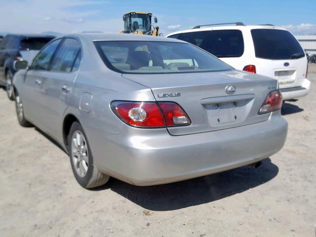 JTHBF30G620071937 - 2002 LEXUS ES 300 SILVER photo 3