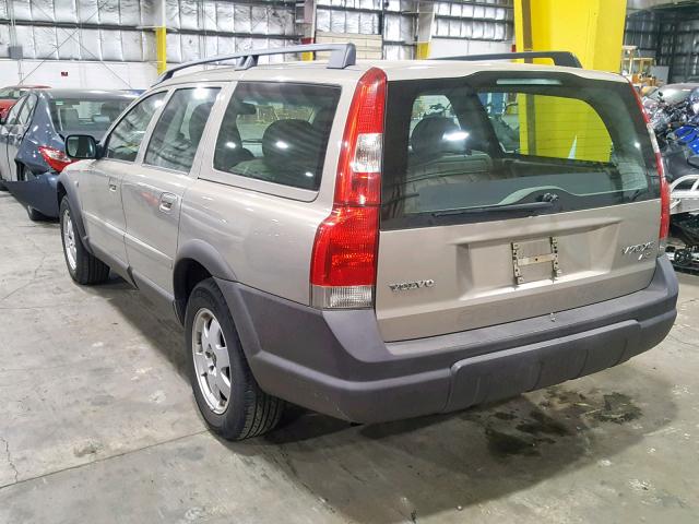 YV1SZ58D821060263 - 2002 VOLVO V70 XC GOLD photo 3