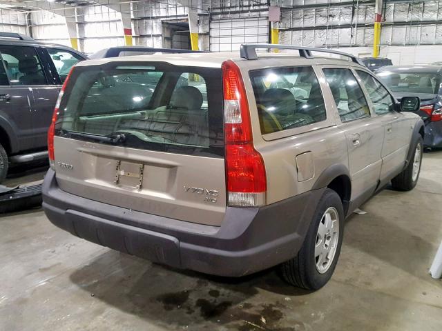 YV1SZ58D821060263 - 2002 VOLVO V70 XC GOLD photo 4