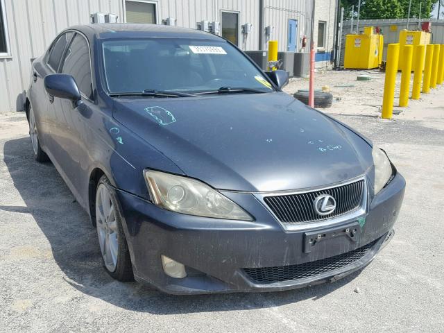 JTHBK262572031099 - 2007 LEXUS IS 250 CHARCOAL photo 1