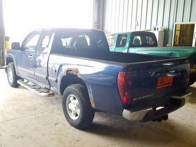 1GCDT19EX78254680 - 2007 CHEVROLET COLORADO BLUE photo 3