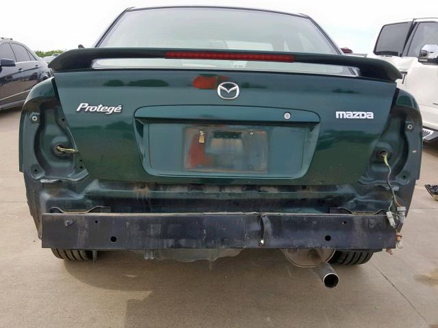 JM1BJ226131120908 - 2003 MAZDA PROTEGE DX GREEN photo 9