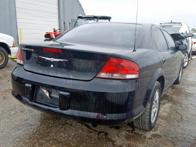 1C3EL46X84N248440 - 2004 CHRYSLER SEBRING LX BLACK photo 4