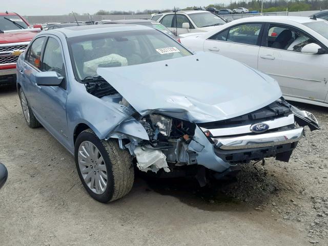 3FADP0L32BR132608 - 2011 FORD FUSION HYB BLUE photo 1