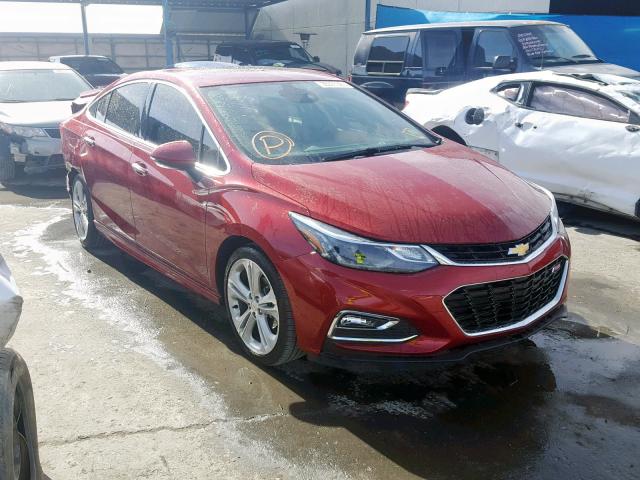 1G1BF5SM1J7163116 - 2018 CHEVROLET CRUZE PREM RED photo 1