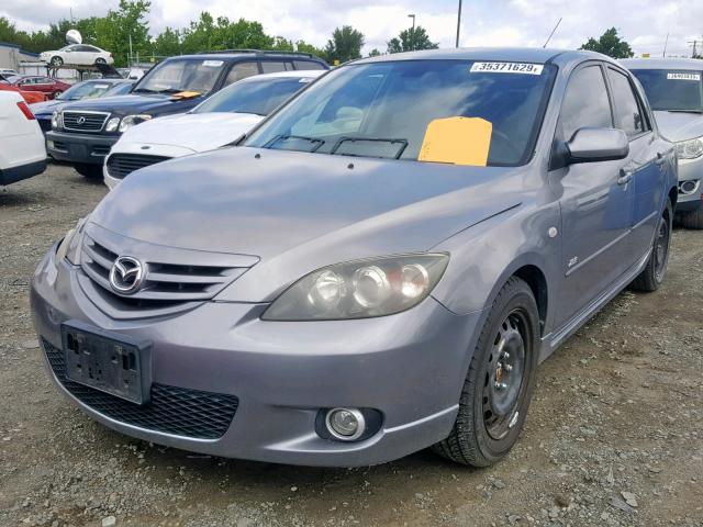 JM1BK344961414561 - 2006 MAZDA 3 HATCHBAC SILVER photo 2