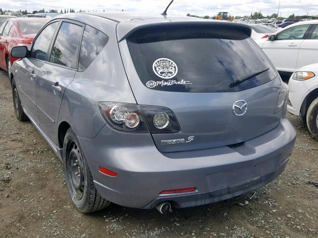 JM1BK344961414561 - 2006 MAZDA 3 HATCHBAC SILVER photo 3