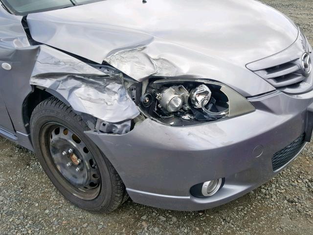 JM1BK344961414561 - 2006 MAZDA 3 HATCHBAC SILVER photo 9