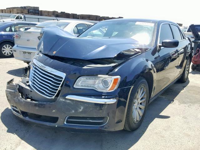 2C3CCAAG1CH256156 - 2012 CHRYSLER 300 BLUE photo 2