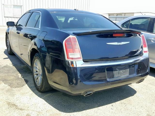 2C3CCAAG1CH256156 - 2012 CHRYSLER 300 BLUE photo 3