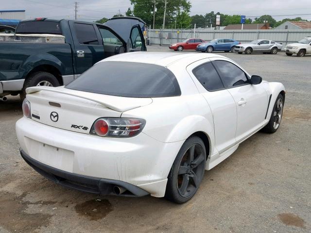 JM1FE17NX50157710 - 2005 MAZDA RX8 WHITE photo 4